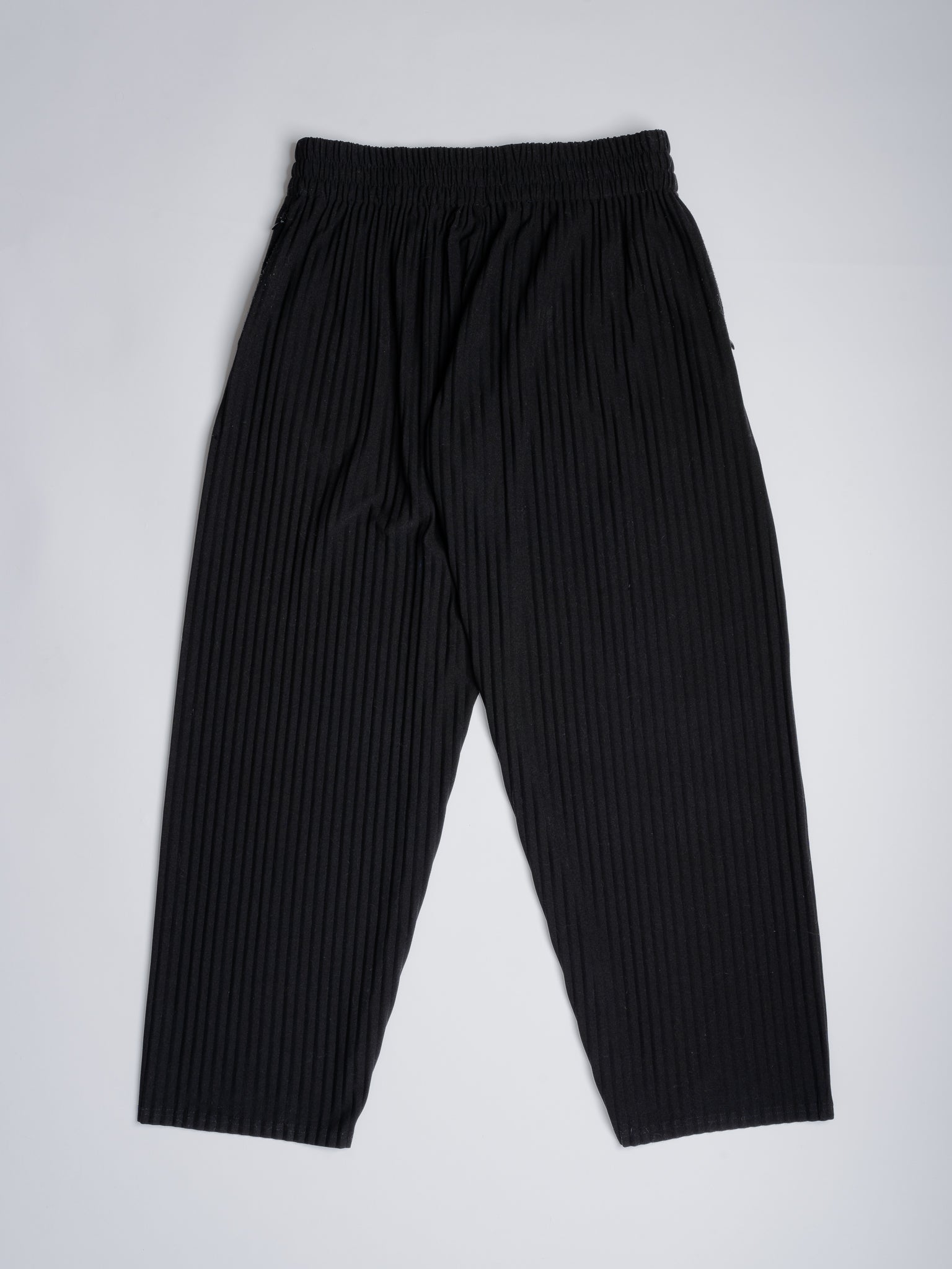 Pleated Trousers M/L Black